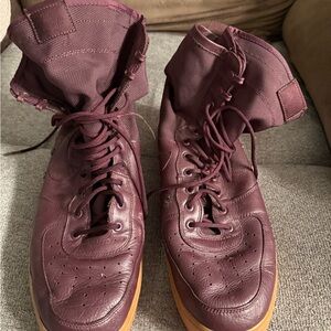 Nike SF Air Force 1 Deep Burgundy 2017 Mens Size 14 high top